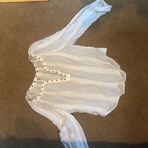 Free People long sleeve pirate tunic